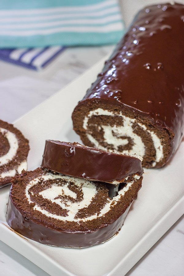 Swiss Cake Roll | TheBestDessertRecipes.com