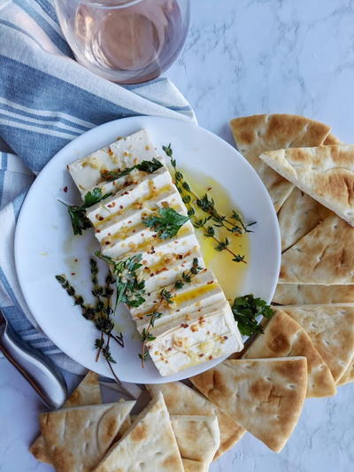 Spicy Marinated Feta