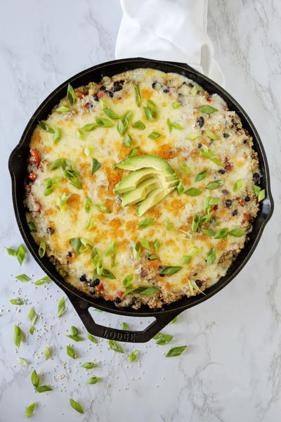 30 Minute Mexican Quinoa Skillet 