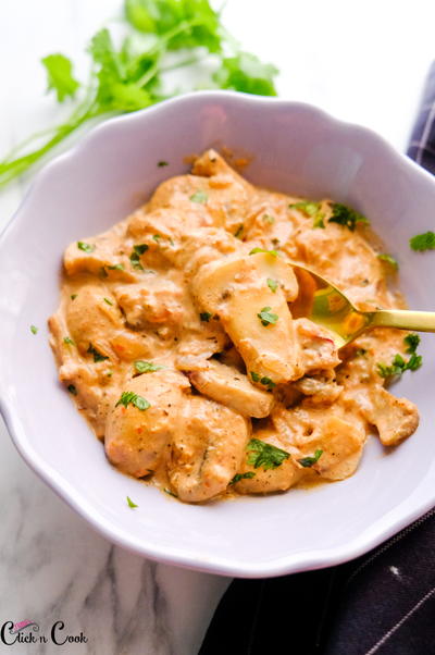 Creamy Mushroom Stroganoff 