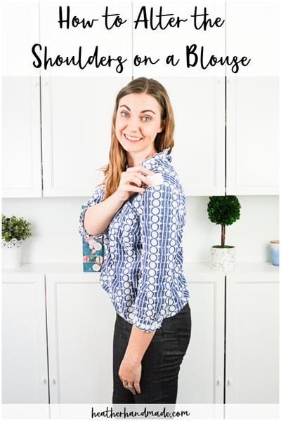 How To Alter Shoulders On A Blouse | AllFreeSewing.com