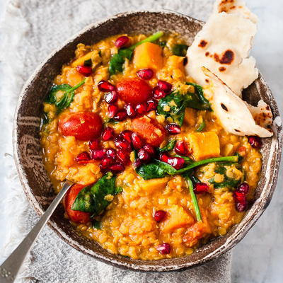 Easy Red Lentil Dhal Curry