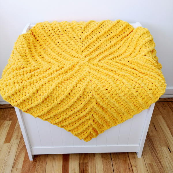 Chunky Chenille Baby Blanket