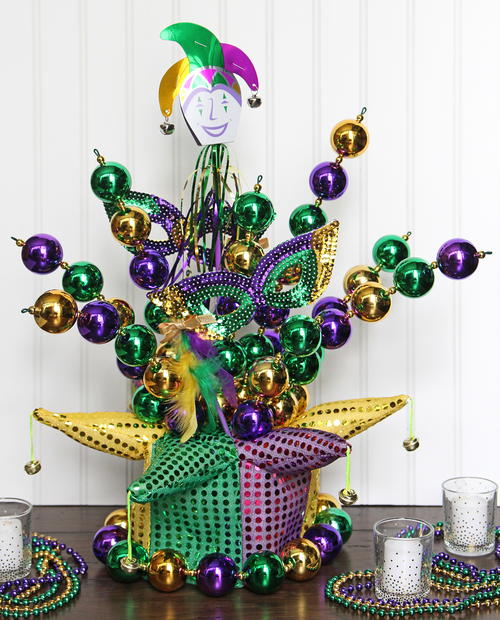 Mardi Gras Jester Centerpiece