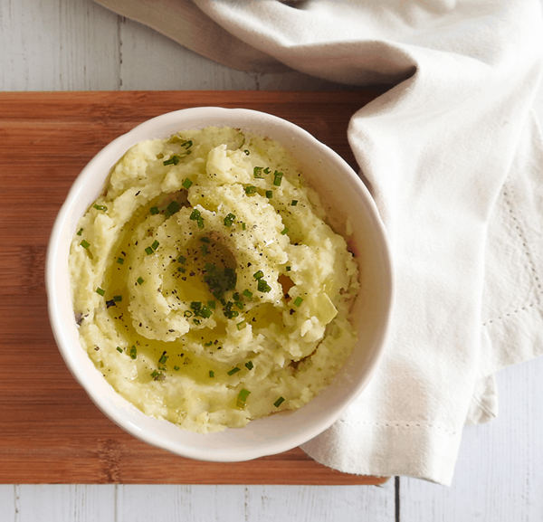 Garlic  Leek Mashed Potatoes