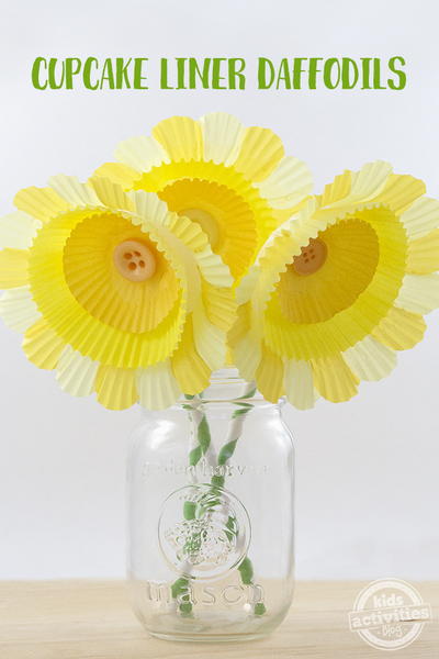 Cupcake Liner Daffodils
