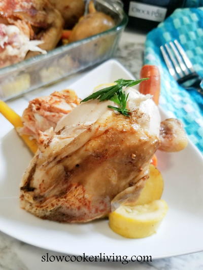 Slow Cooker Roasted Chicken Recipe