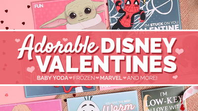 Adorable Disney-inspired Valentines [printable]