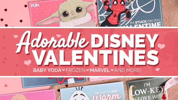 Adorable Disney-inspired Valentines [printable] | AllFreeKidsCrafts.com