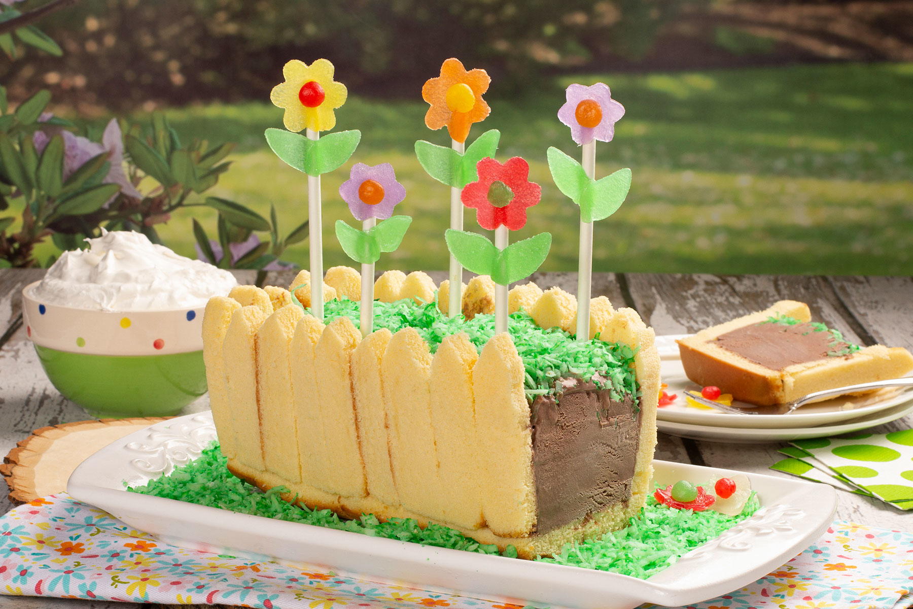 Spring Fling Ice Cream Garden | MrFood.com
