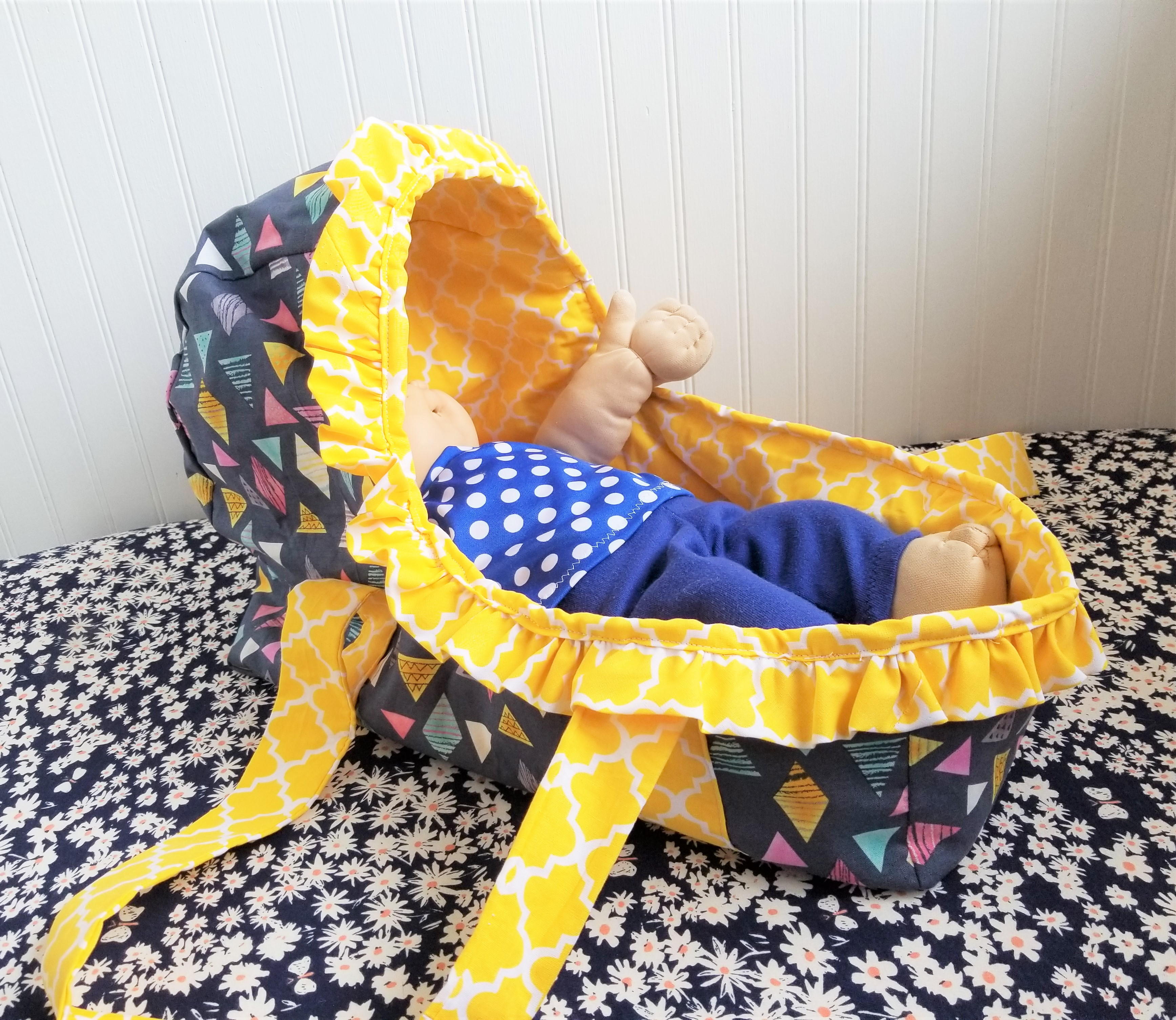 free crochet pattern doll basket