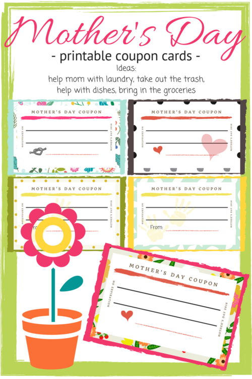 Free Mother's Day Printable Coupon Cards | AllFreePaperCrafts.com