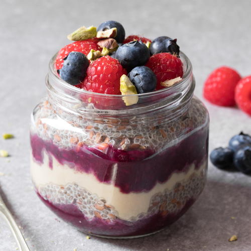Chia And Flaxseed Pudding 