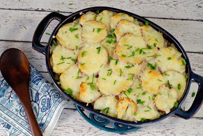 Potato, Spinach And Beef Casserole