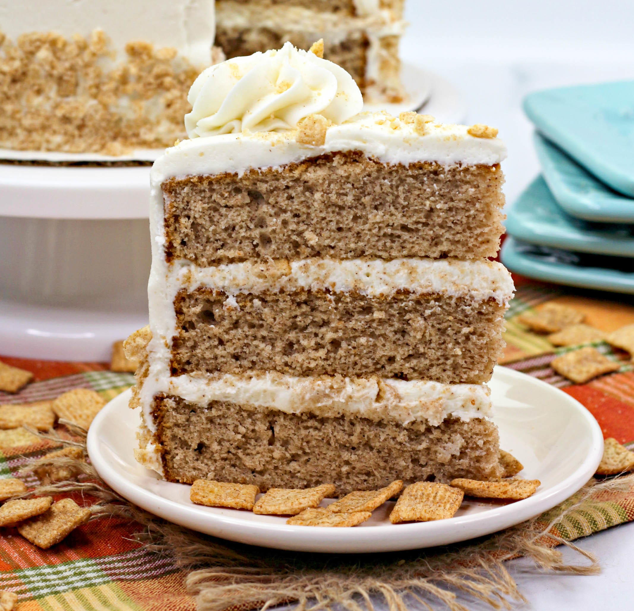 Cake toast crunch cinnamon cereal crushed layers straight option between would easy use if just Cake toast crunch cinnamon cereal crushed layers straight option between would easy use if just