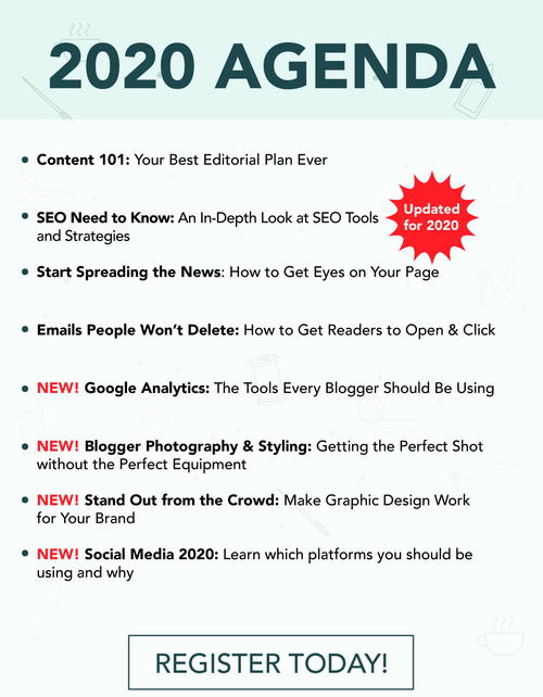 Blogger Conference 2020 Agenda