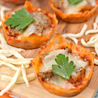 Mini Meatball Appetizer Cups