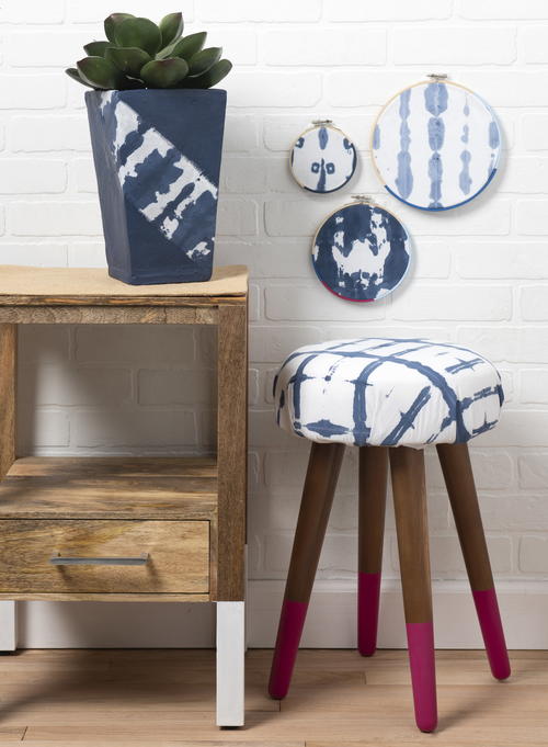 Shibori-Inspired DIY Decor