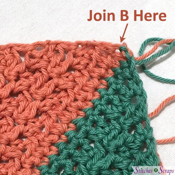 Symbiosis Corner to Corner Crochet Dishcloth Pattern