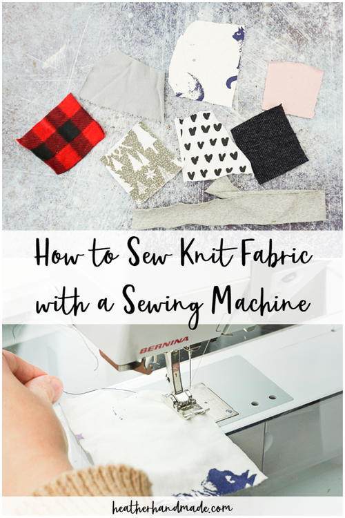 Sewing Knit Fabric With Just A Sewing Machine