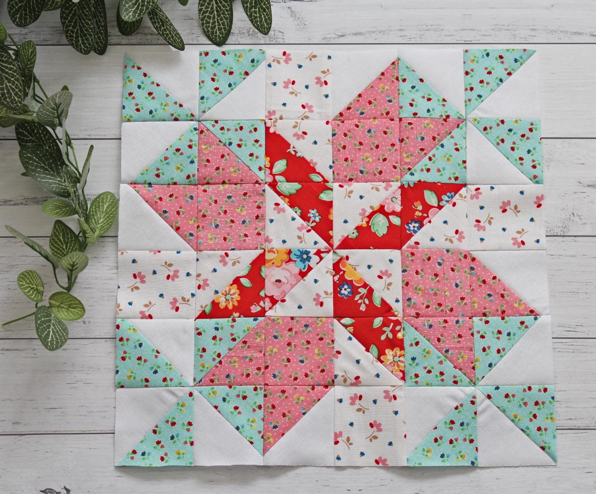 Spring Breeze 12Inch Quilt Block Pattern