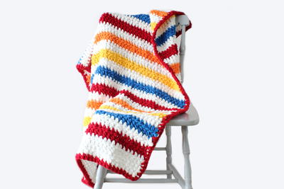 Stripey Days Baby Blanket