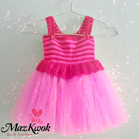 Pinky Baby Tutu Dress Allfreecrochet Com Pinky Baby Tutu Dress Allfreecrochet Com