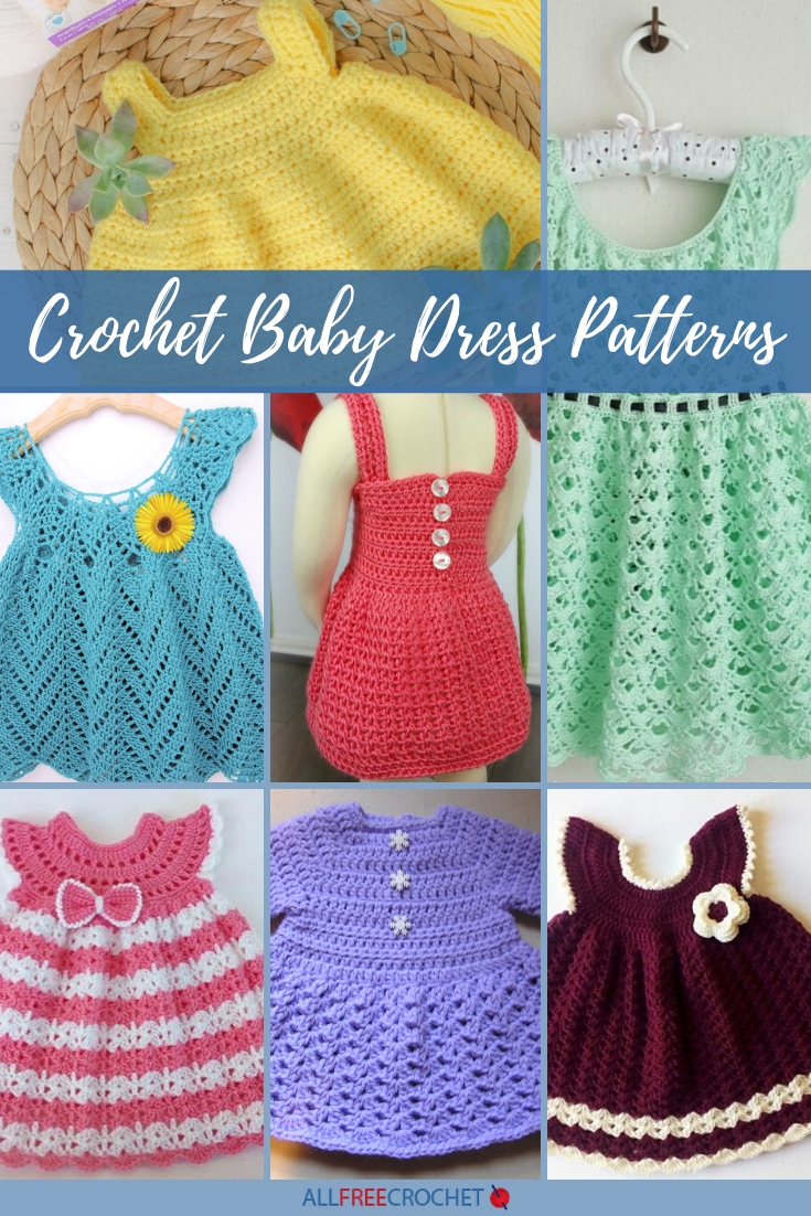 24 Cute Crochet Baby Dress Patterns (Free!)