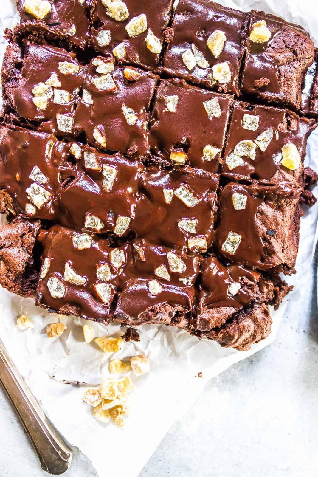 Fudgy Ginger Brownies (glutenfree!)