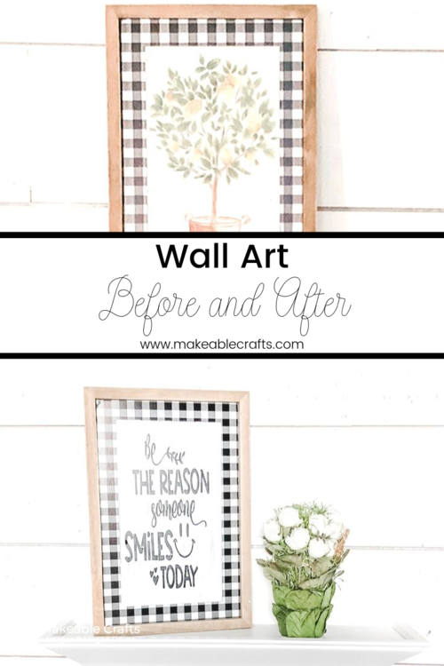 Buffalo Print Remade Wall Art | FaveCrafts.com