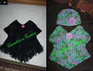 baby poncho sweater
