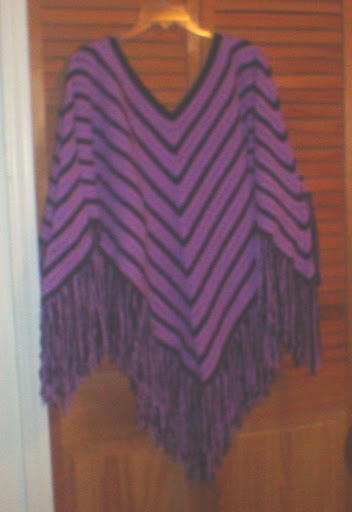 Striped Poncho