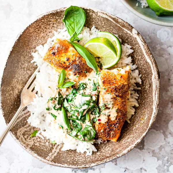 Creamy Coconut Salmon Curry