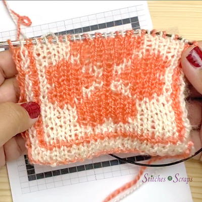 Double Knitting From A Chart