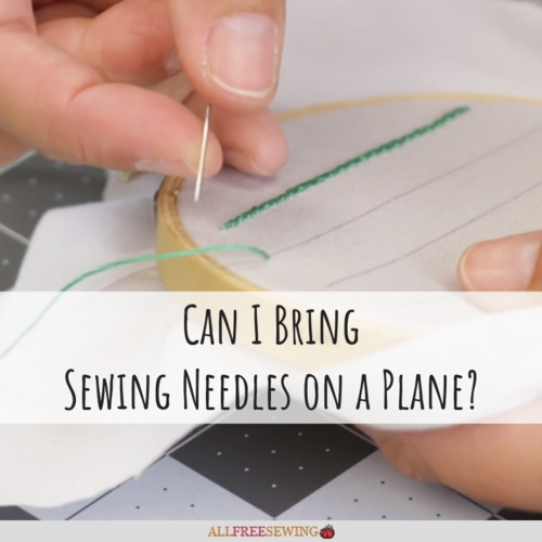 Can I Bring Sewing Needles on a Plane? (2020)
