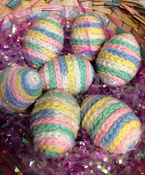 Colorful Crochet Easter Eggs