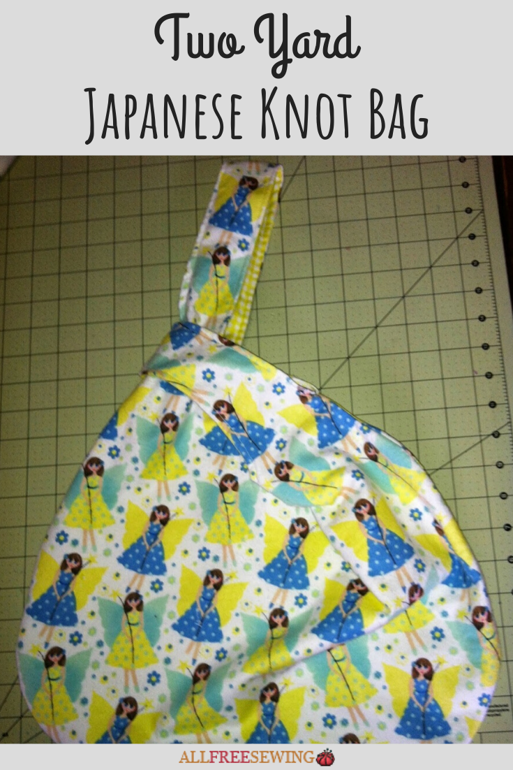 2 Yard Japanese Knot Bag | AllFreeSewing.com