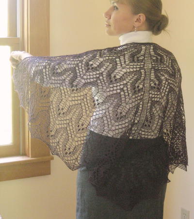 StellaLuna Knit Lace Shawl Pattern