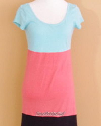 Colorblock T-Shirt Dress