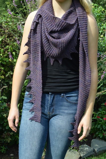 Pointed Triangular Shawl