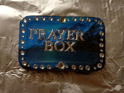 Midnight Blue Prayer Box