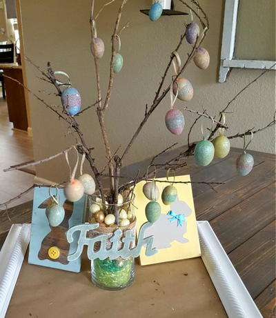 Faith Easter Twig Tree