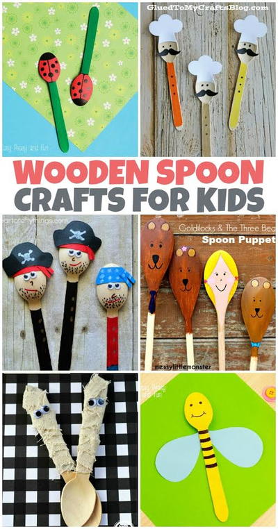 Wooden Spoon Crafts For Kids