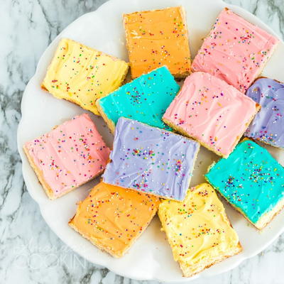 Frosted Sugar Cookie Bars