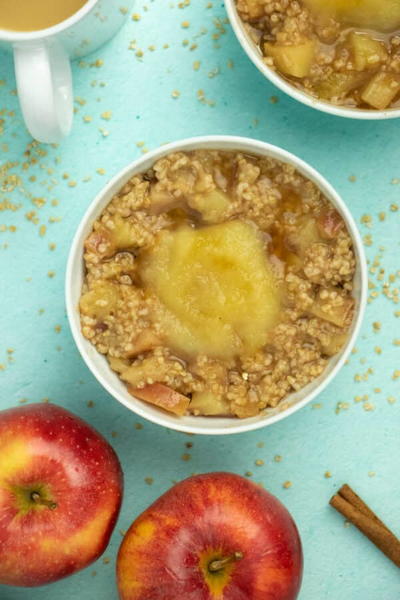 Spiced Apple Instant Pot Steel Cut Oats