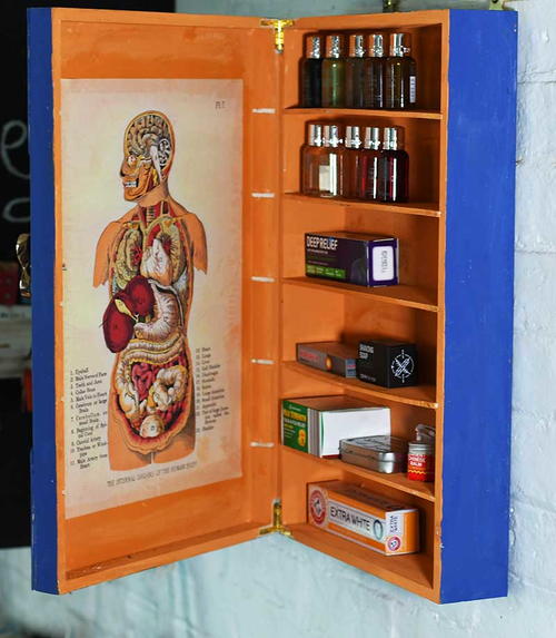 Upcycled Medicine Cupboard