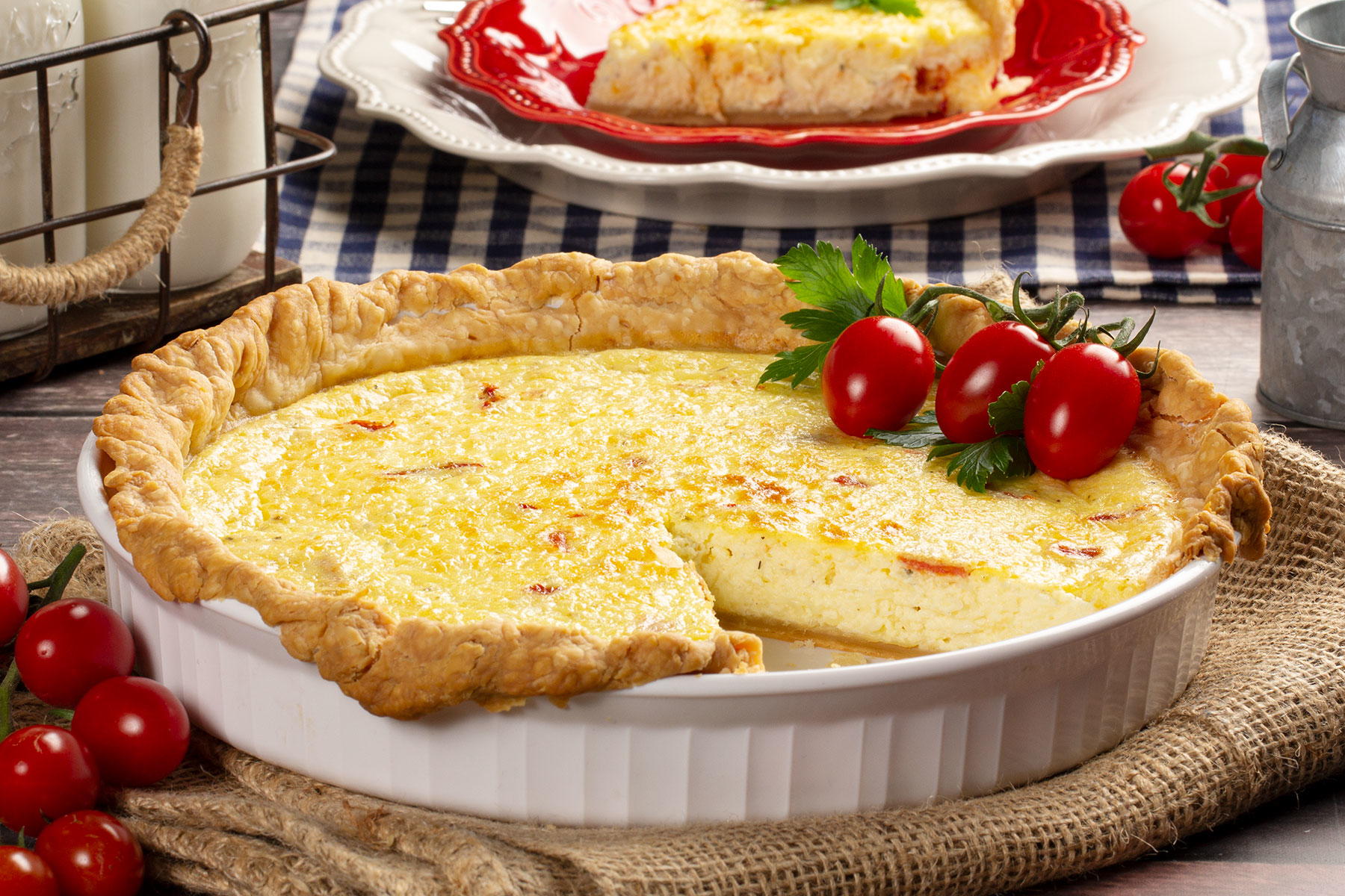 Dairy Farm Quiche MrFood Dairy Farm Quiche MrFood