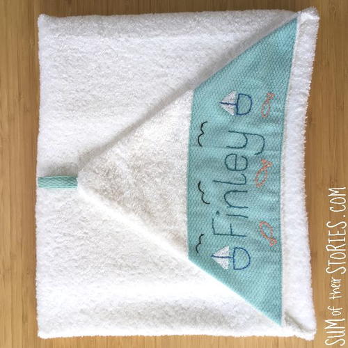 How To Personalise A Baby Towel