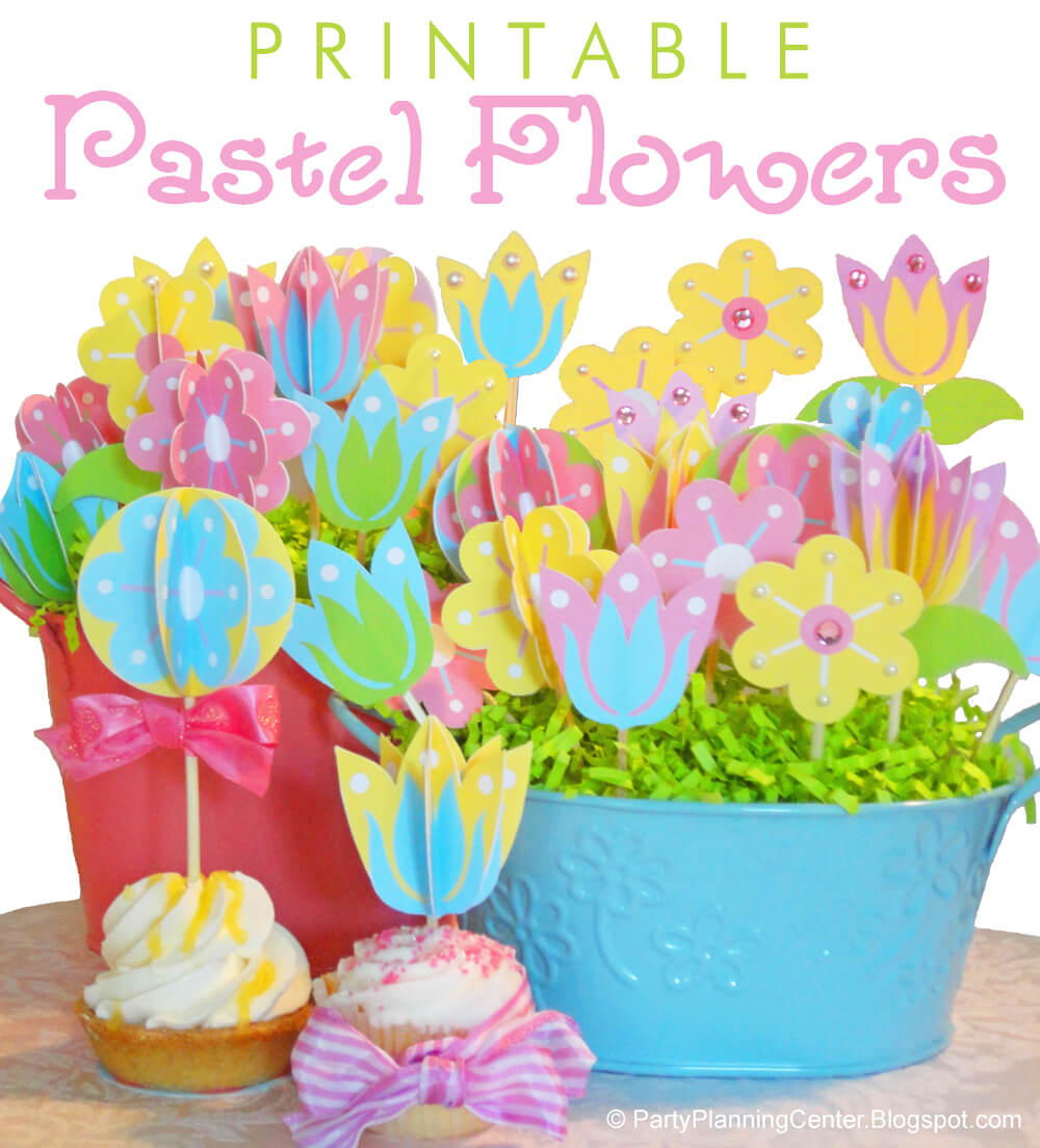 Flower Printables | DIYIdeaCenter.com