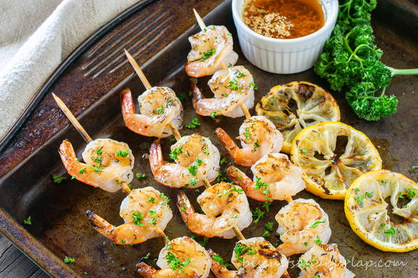 Grilled Shrimp Skewers With Creole Butter